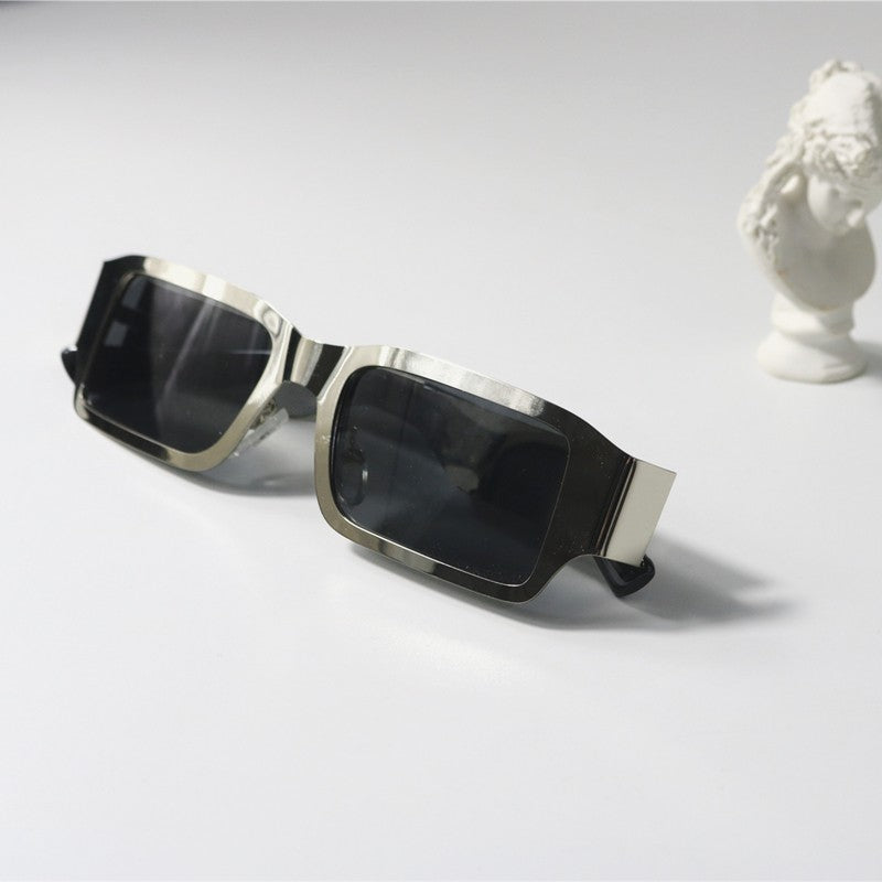 Functional punk sunglasses narrow frame