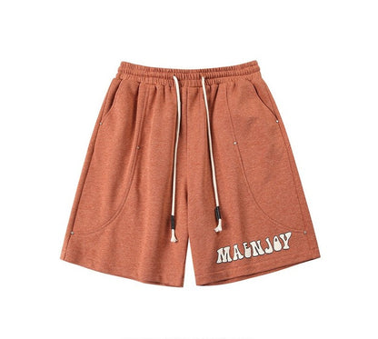 Men's casual sports shorts high street straight tube loose