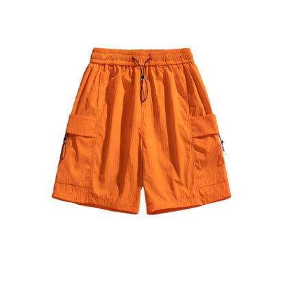 Casual sports shorts for men summer straight-leg loose pants