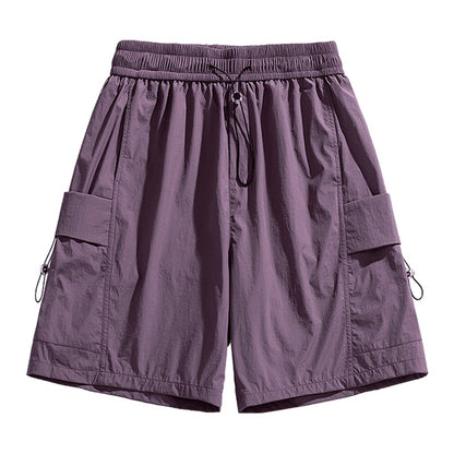 Casual sports shorts for men summer straight-leg loose pants