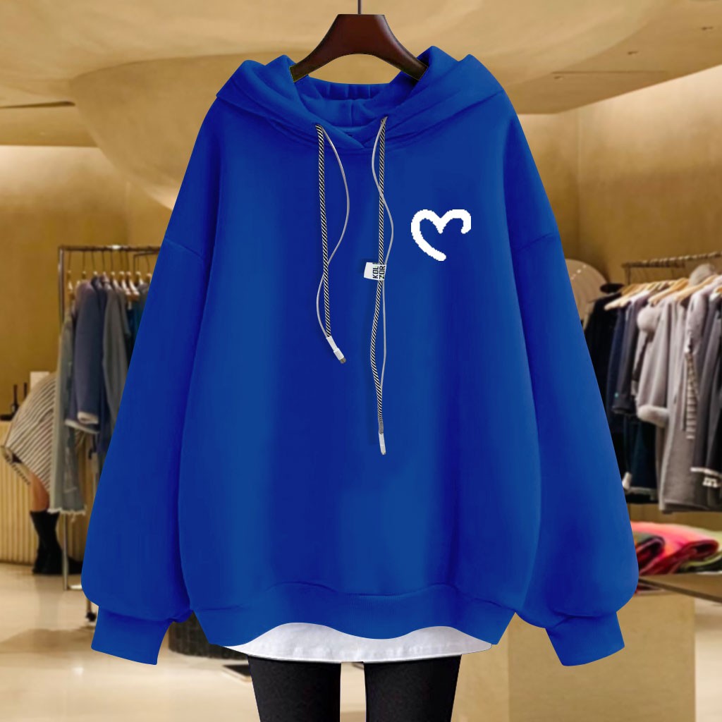 Hooded hoodie women's winter top