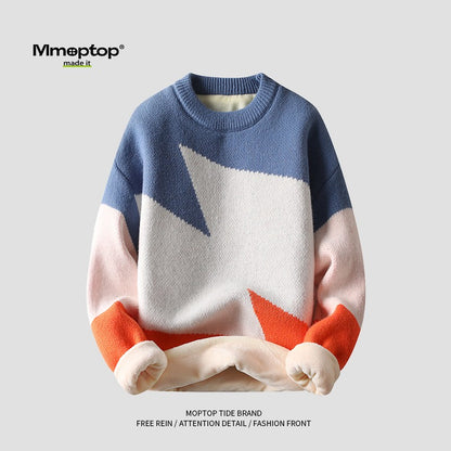 Sweater fleece for men loose fit