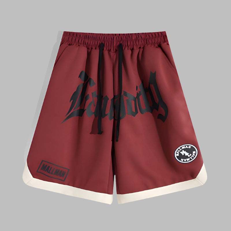 Graphic Shorts Men's Summer Hip Hop Sports Basketball Pants