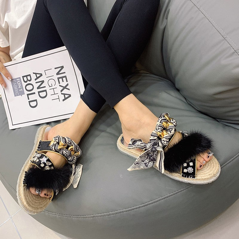 Summer Slippers Water Diamond Women's Outwear Scarpe