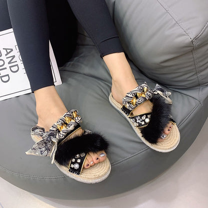 Summer Slippers Water Diamond Women's Outwear Scarpe