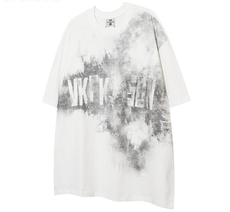 T-shirt original dark graffiti loose short-sleeved unisex oversize summer T-shirt