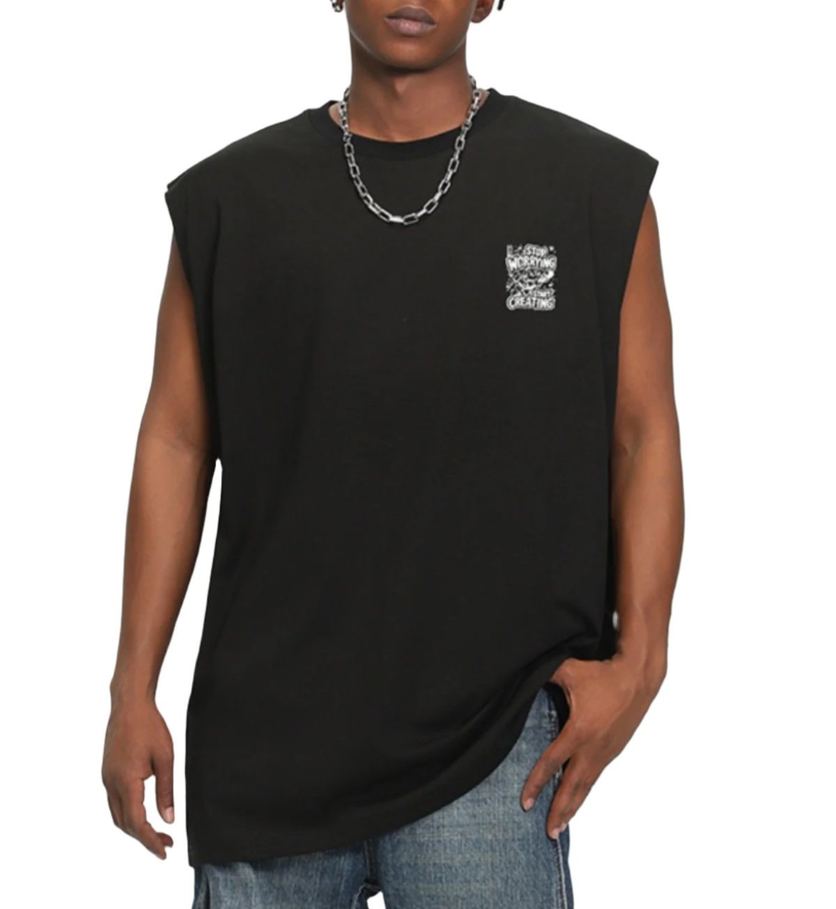 Men's waistcoat heavy rogue t-shirt