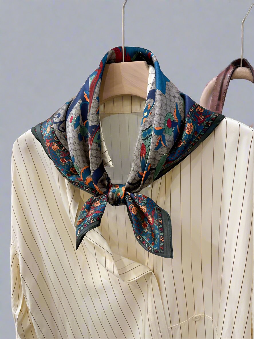 Fashionable mulberry silk scarf