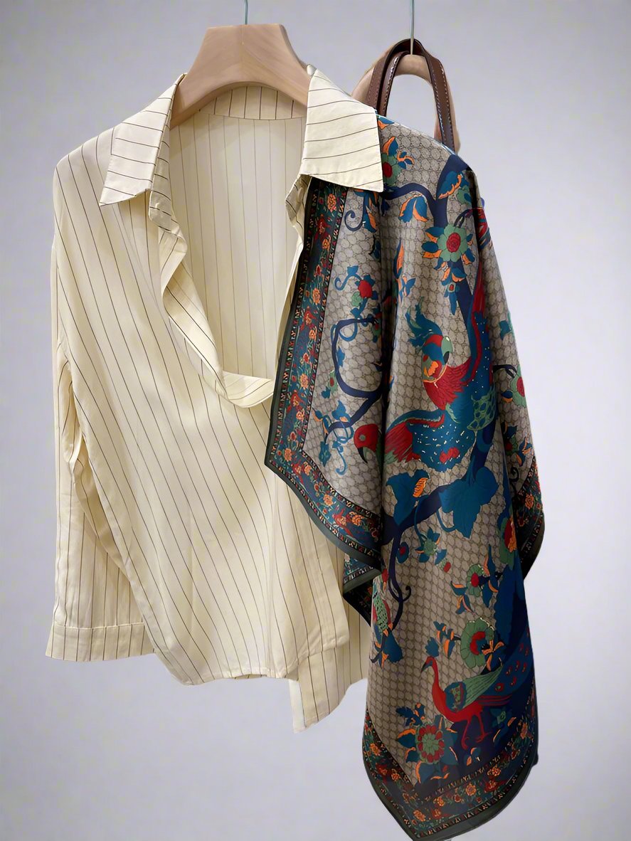 Fashionable mulberry silk scarf