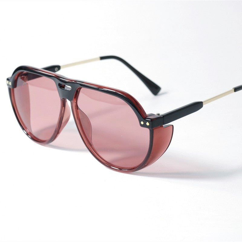 Jelly colored pilot style sunglasses UV400