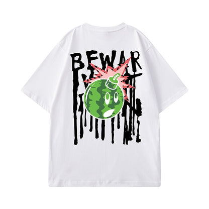 T-shirt unisex creative fun graffiti short sleeved t-shirt oversized