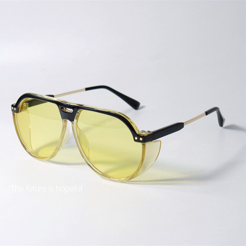 Jelly colored pilot style sunglasses UV400