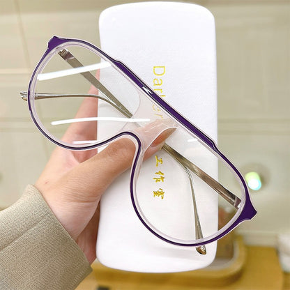 One-piece glasses frame eyewear