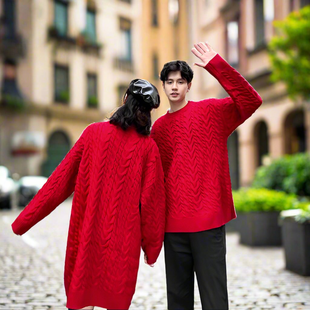 I carismi del maglione rosso indossano