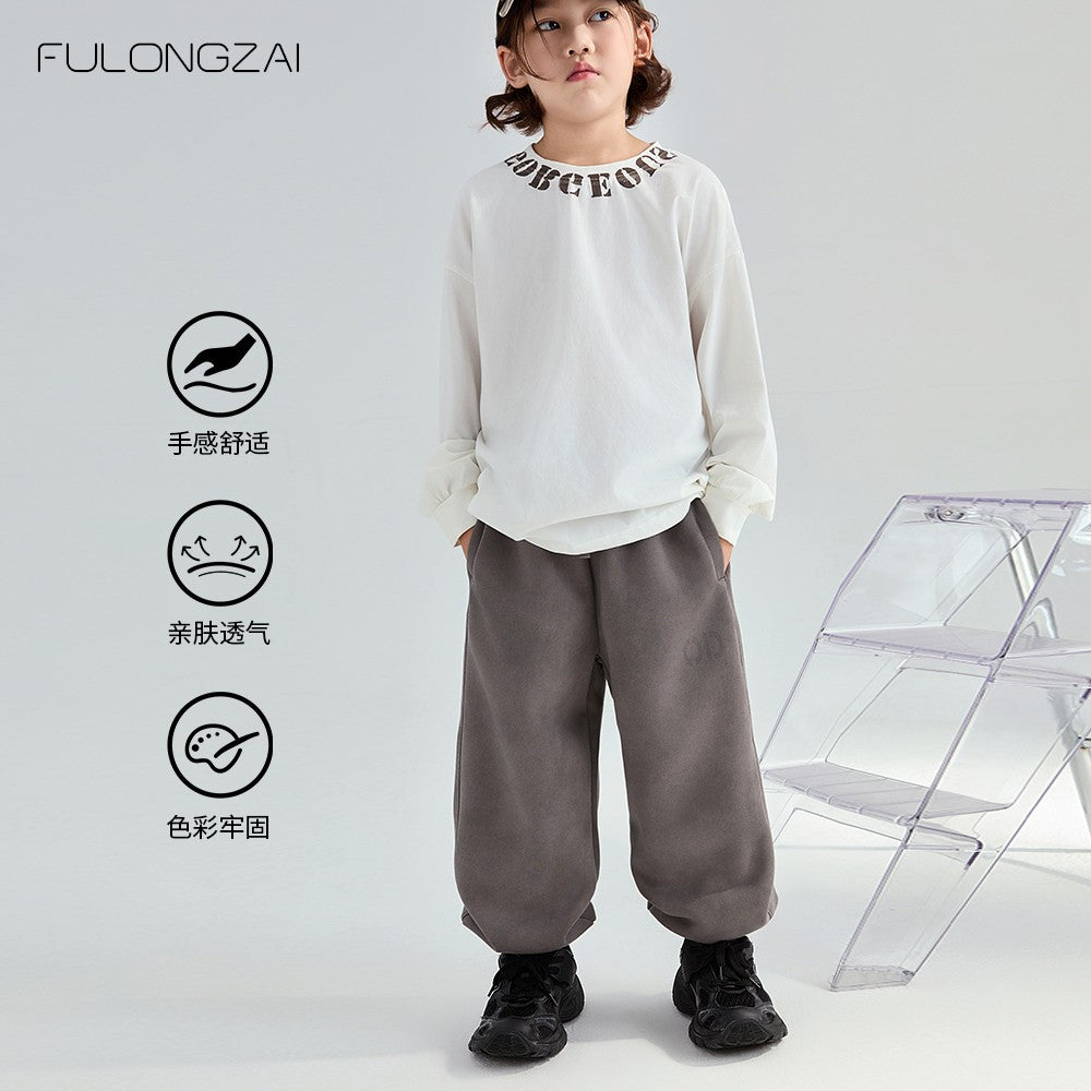 Children's clothing autumn boys and girls joggers trouser large children's loose casual pants