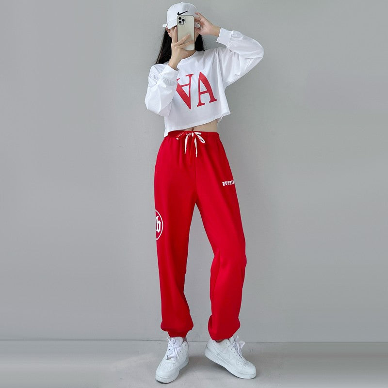 Sportive Jazz dance set women's clothes