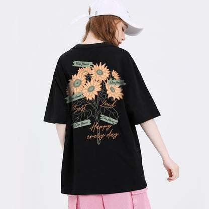 Daisy t-shirt for women unique simple loose fit