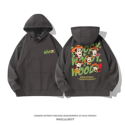 Cartoon Couple Unisex Hoodies