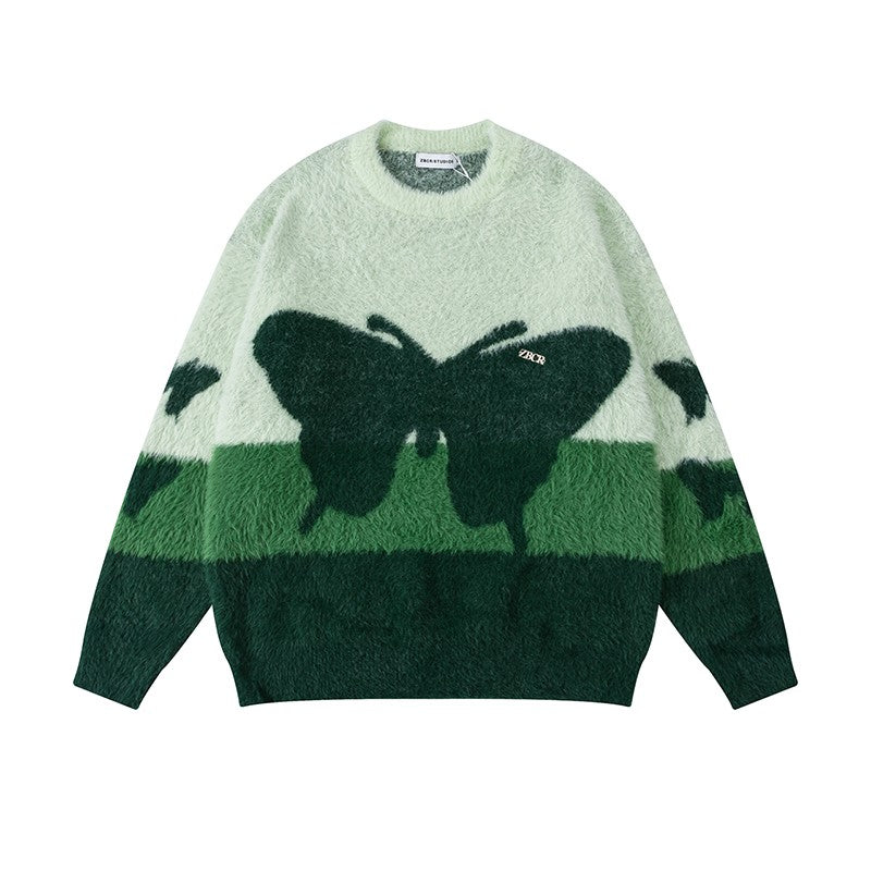 Unisex Thickened Knitted Shirt Sweater