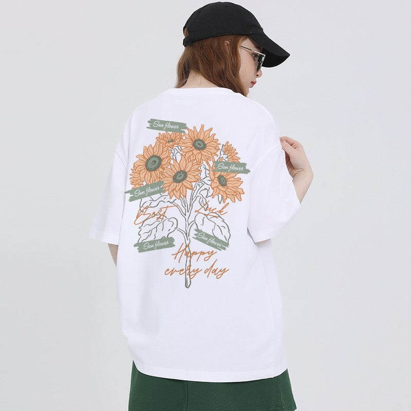 Daisy t-shirt for women unique simple loose fit