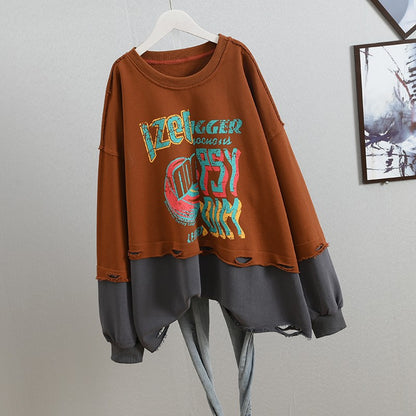 design long-sleeved tops salt sweatshirt jacket