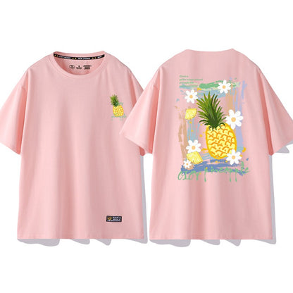 Women summer personalized pineapple T-shirts