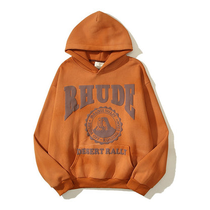 Hoodies mud dye hoodie high street fashion oversize pullover