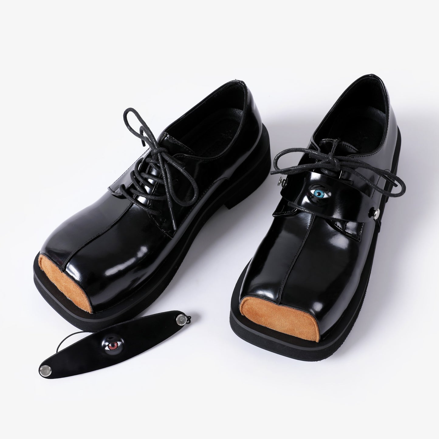 Derby women leather shoes