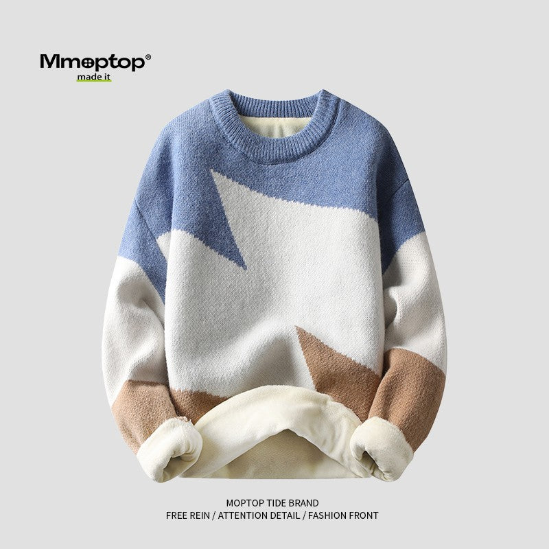 Sweater fleece for men loose fit