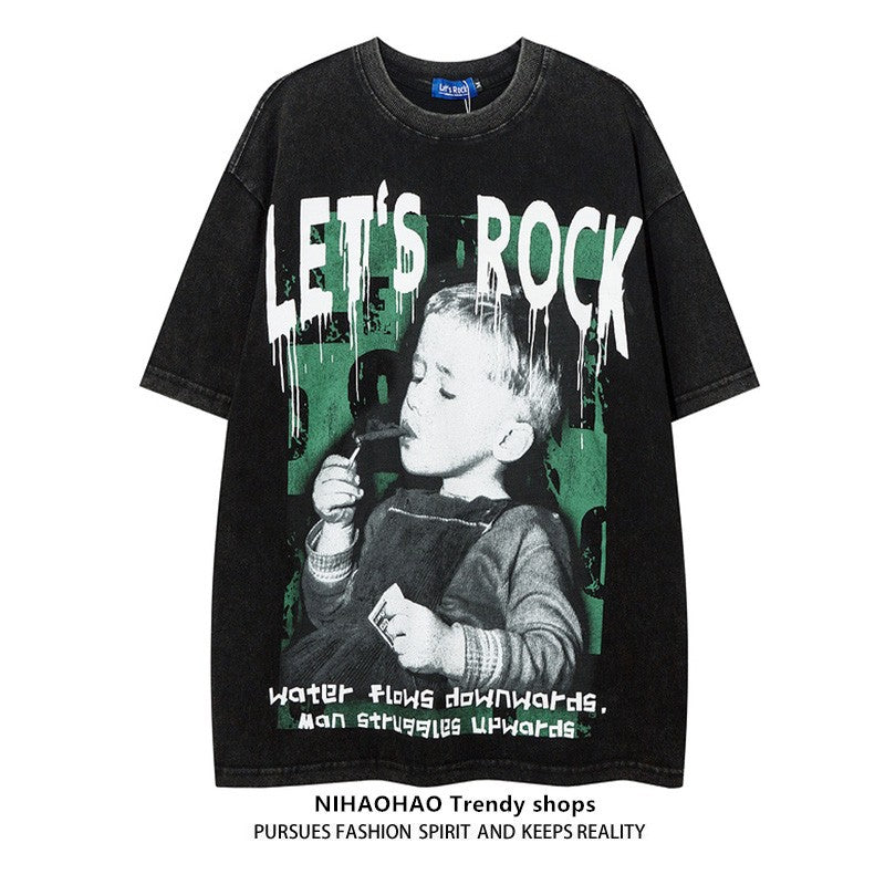 Lets rock short-sleeved unisex T-shirt