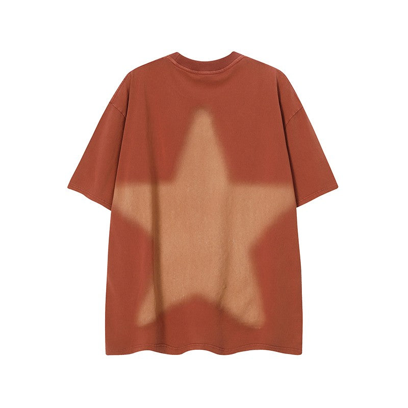 Oversized Star Print Unisex T-shirt