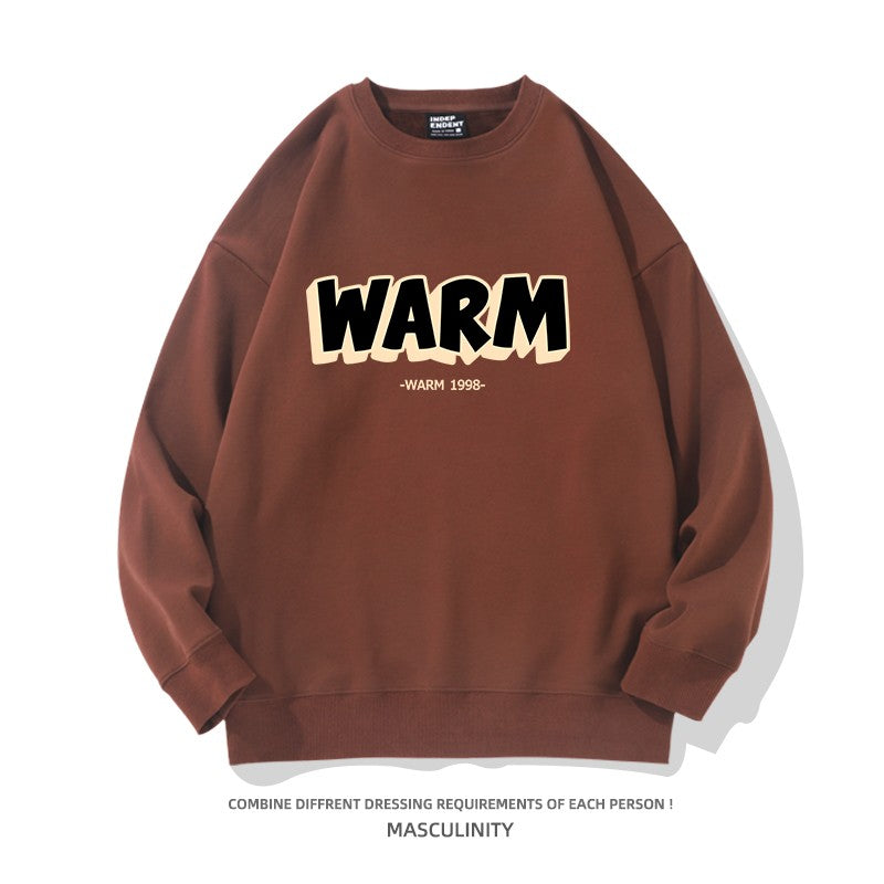 Burgundy heavyweight hoodies oversize couple pullover