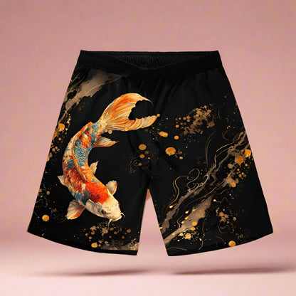 Good luck Koi shorts men/women short pant