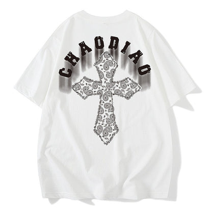 Cross oversized unisex T-shirt