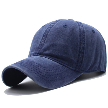 Hat Men's Retro Baseball Cap Washed Old Denim Cap