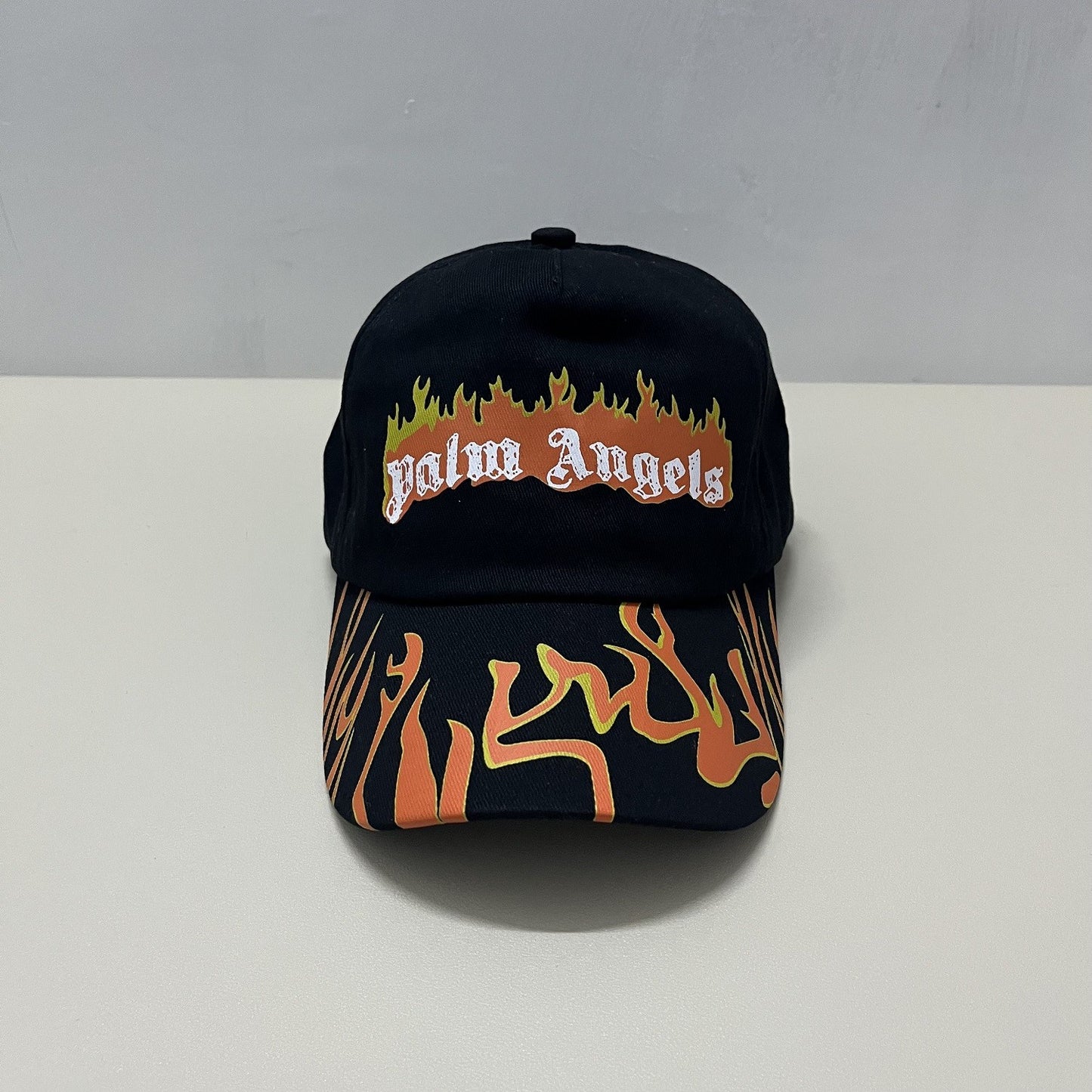 Palm Angels ]Flame Letter Baseball Cap