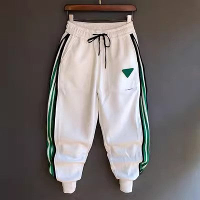 Zipper Versatile Casual Pants Feet Sports Sweatpants