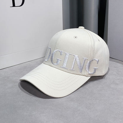 Letters Wide Brim Baseball Cap