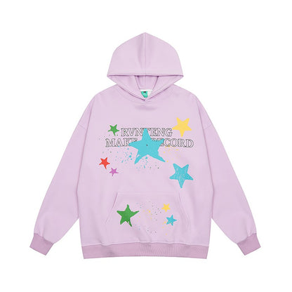 New Multi Stars Unisex Hoodie