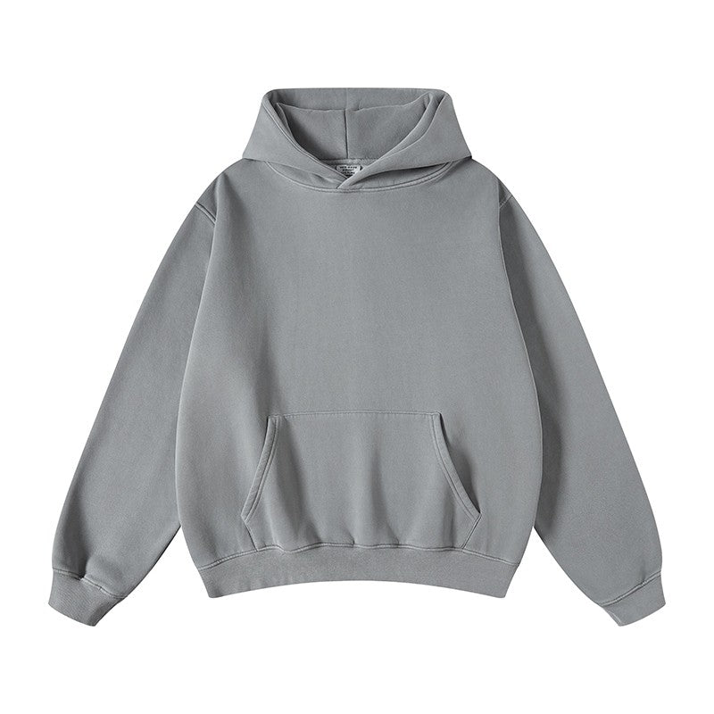 Heavyweight Set Washed Plush Hooded Sweater