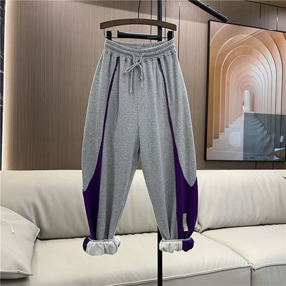 Casual sweatpants unisex  stitch joggers