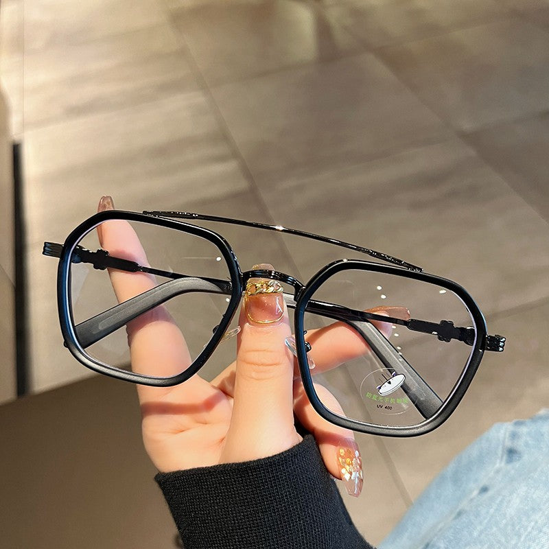 Unisex thick frame retro glasses