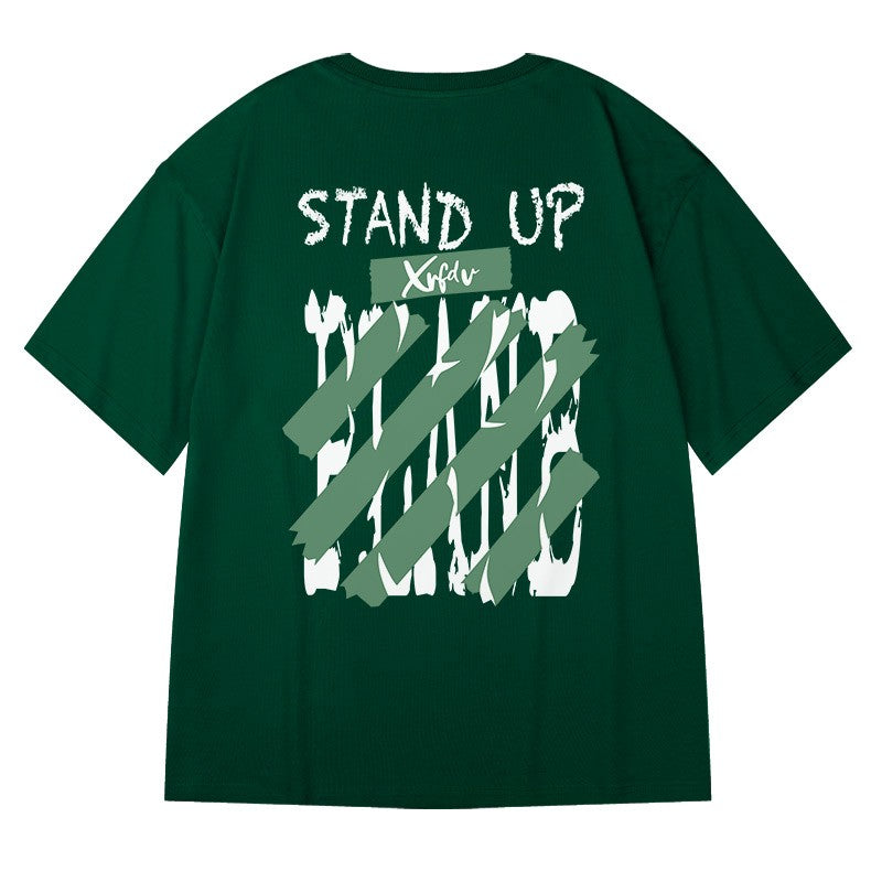 Stand up t-shirt vibe unisex pure cotton