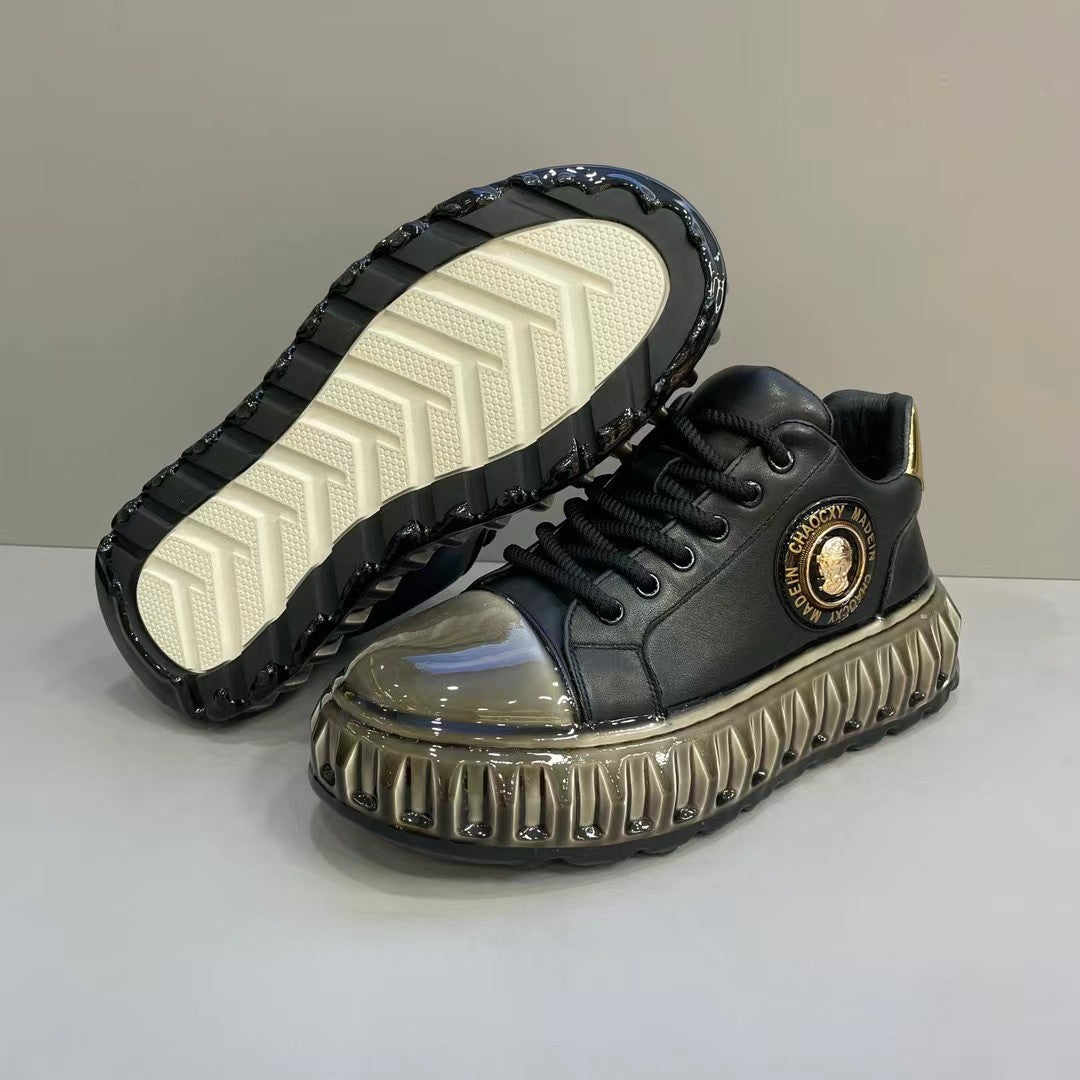 Chunky sole casual sneakers