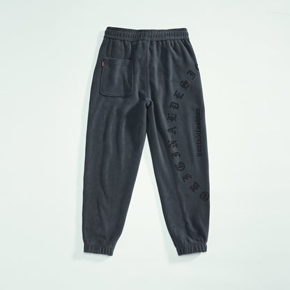 Jogger fleece pants  letter printed sweatpants