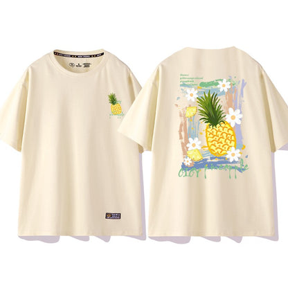 Women summer personalized pineapple T-shirts