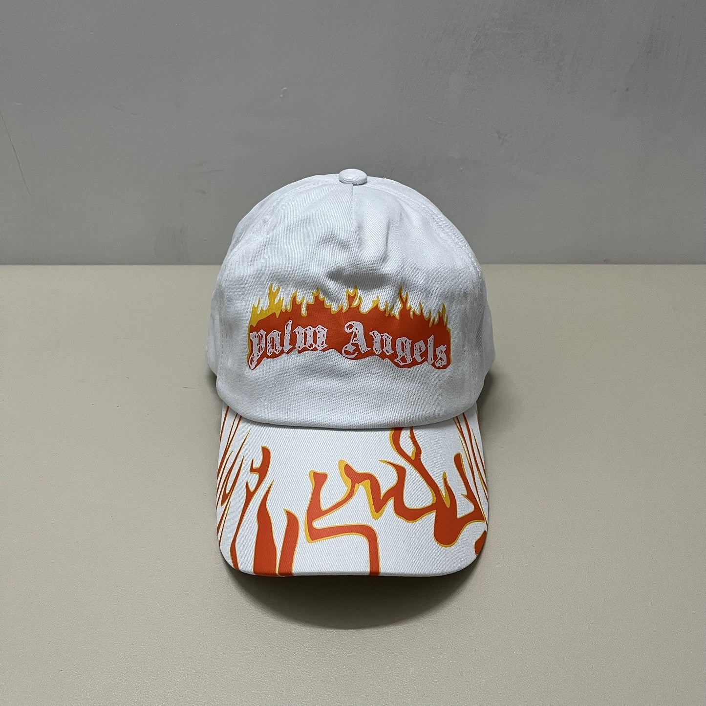 Palm Angels ]Flame Letter Baseball Cap