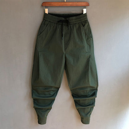 Slim Fit Solid Color Casual Men' Long Pants