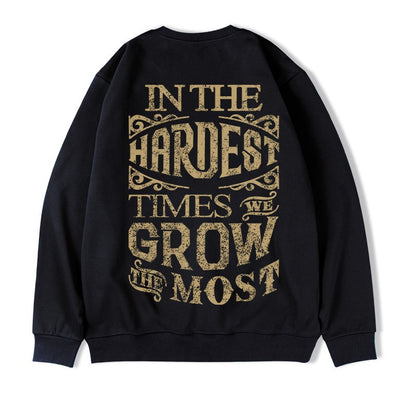 Unisex sweatshirts round neck hip-hop trend oversize