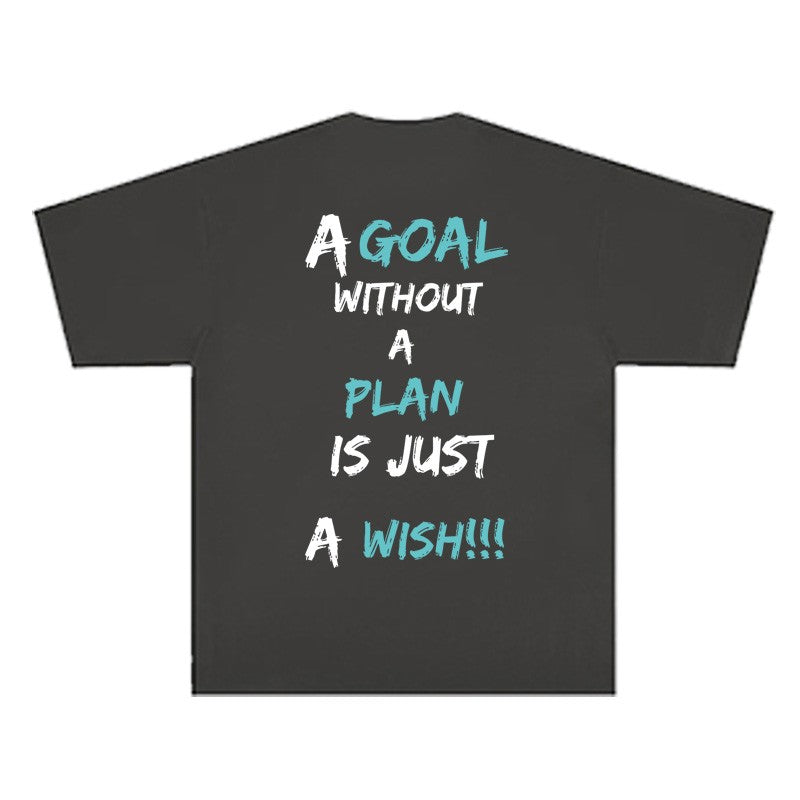 T-shirts  inspirational goal unisex top